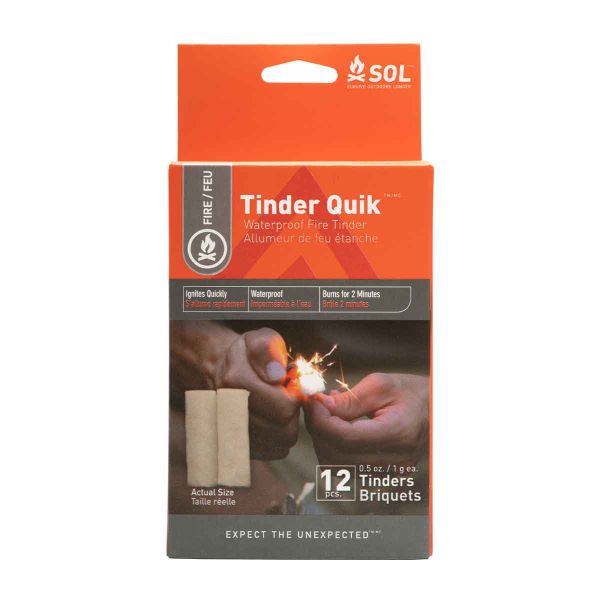 SOL Tinder-Quik firelighter wicks x 12