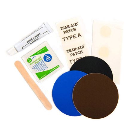 Permanent repair kit for air mattresses