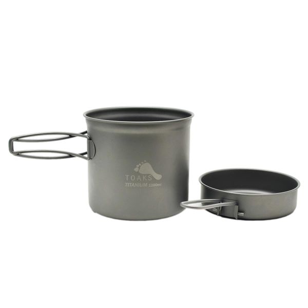 Toaks Titanium Popote and Skillet - 1.1 L