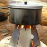 Vargo Hexagon folding wood stove - Stainless steel