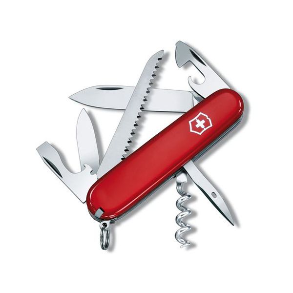 Victorinox Swiss Pocket Knife Camper - 13 tools - Red