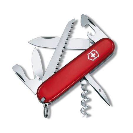 Victorinox Swiss Pocket Knife Camper - 13 tools - Red