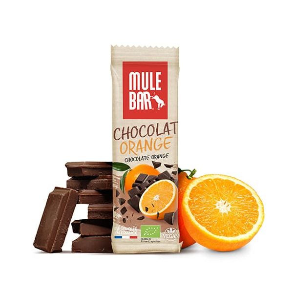 Mulebar organic energy bar - Chocolate, orange - DDM 21/12/2024