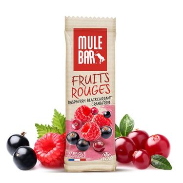 Mulebar energy bar - Raspberry, blackcurrant and cranberry