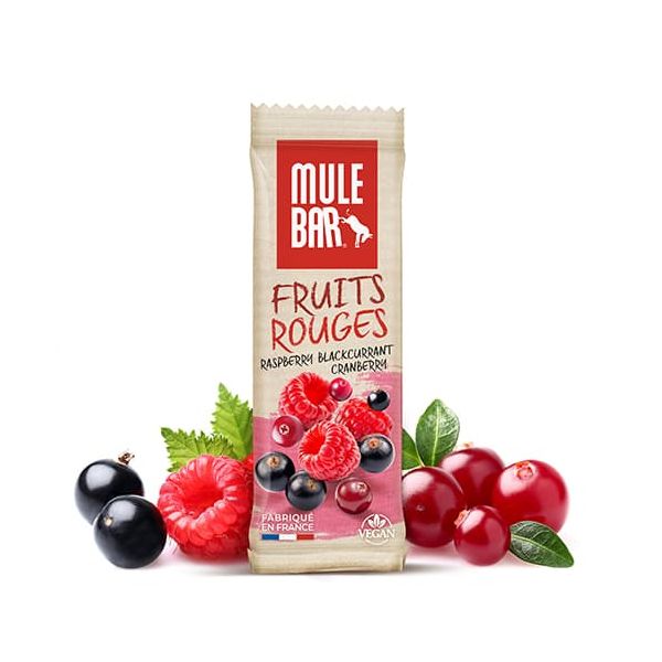 Mulebar energy bar - Raspberry, blackcurrant and cranberry