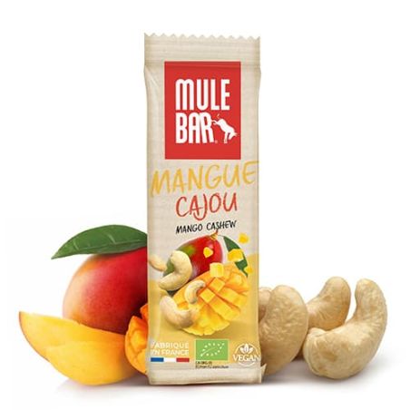 Mulebar organic energy bar - Mango, cashew nuts