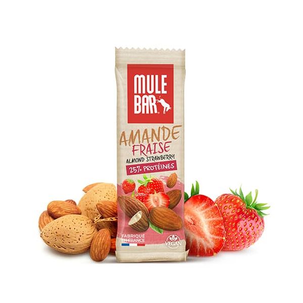 Mulebar protein bar - Almond, strawberry