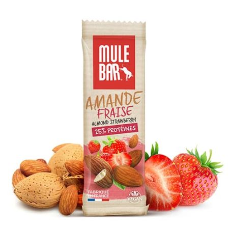 Mulebar protein bar - Almond, strawberry