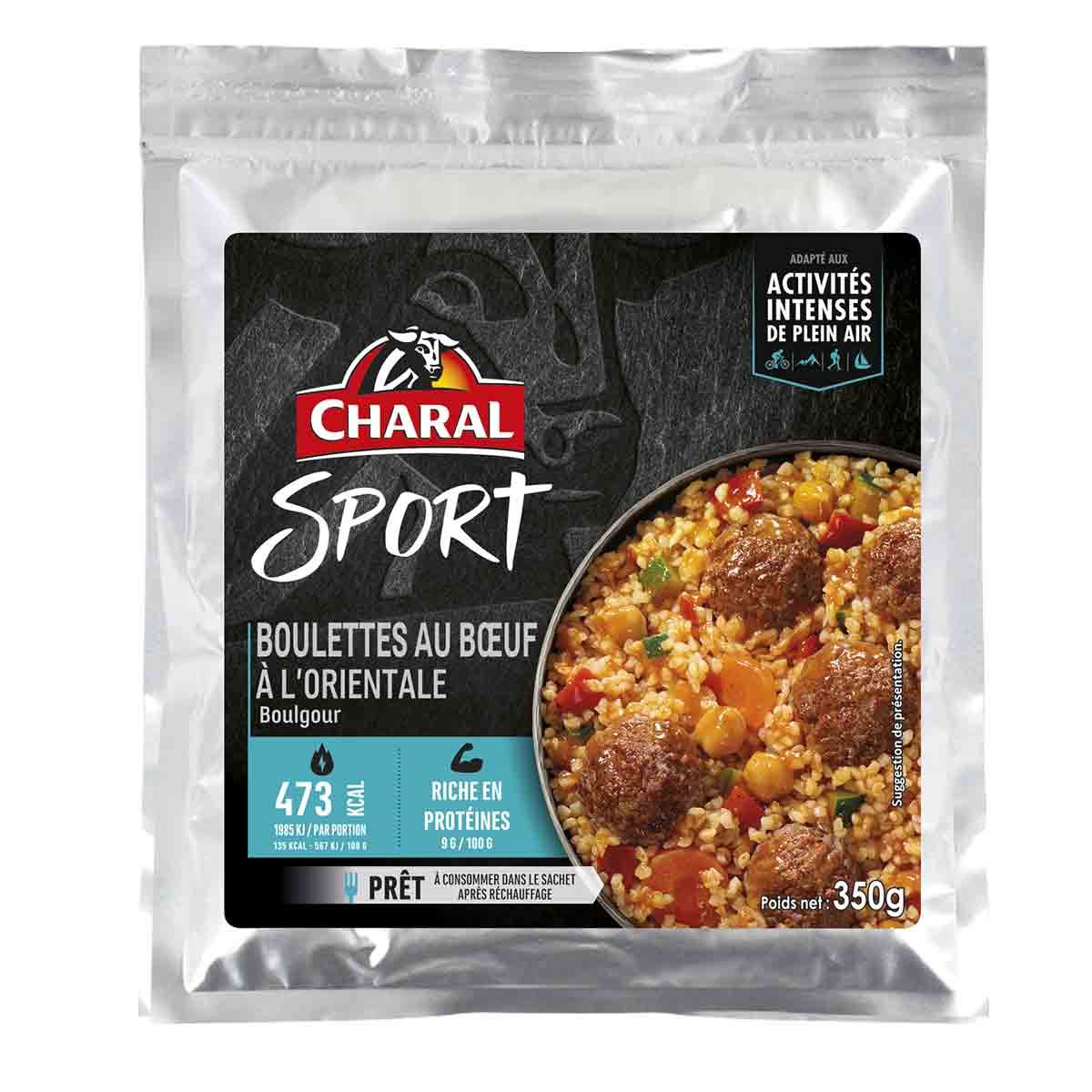 Charal Sport, Repas stérilisés made in France