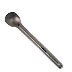 Long handle titanium spoon