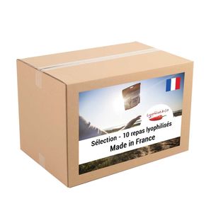 Selection - 10 Freeze-Dried Meals - Made in France