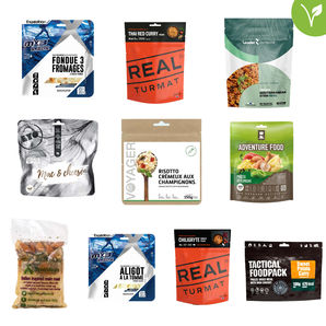 Set of dishes - 10 best-sellers - Vegetarian freeze dried meals