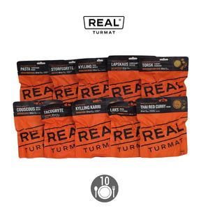 Selection - 10 freeze-dried meals - Real Turmat